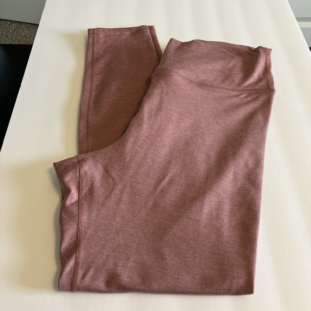 Old Navy Women's Cloud Comfy Extra High Rise Pink Rose Leggings Size L C1180